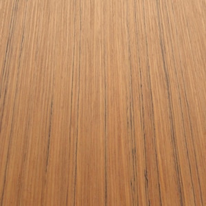 Teak composite wood veneer sheet 24" x 24" with paper backer 1/40" thick 760