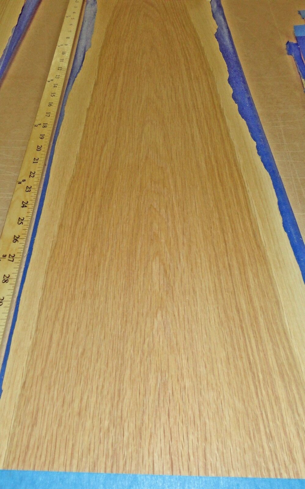 White Oak Wood Veneer 10 X 35 Raw No Backing Etsy