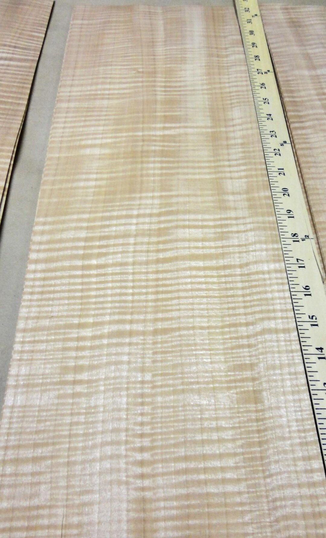 Anigre Figured Tiger Fiddleback Wood Veneer 8