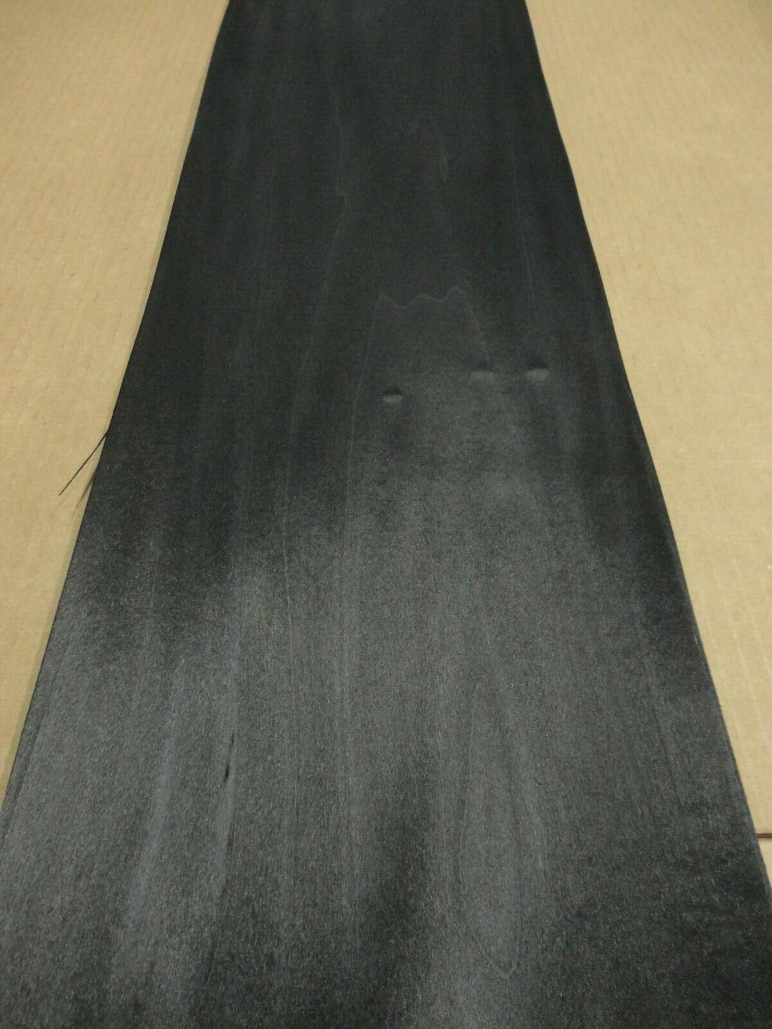 Poplar Black Dyed Wood Veneer 8 X 115 Raw No Backing A Grade 1/42 Thick