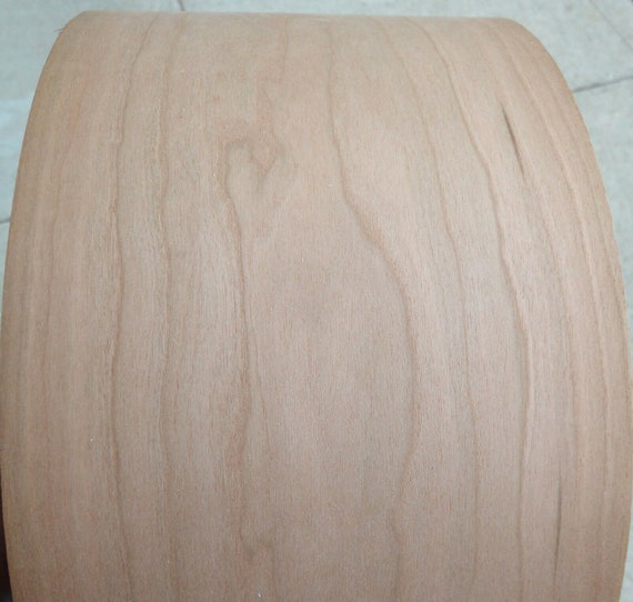 Mahogany wood veneer edgebanding 1-1/4" x 120" roll preglued adhesive 1.25"0 