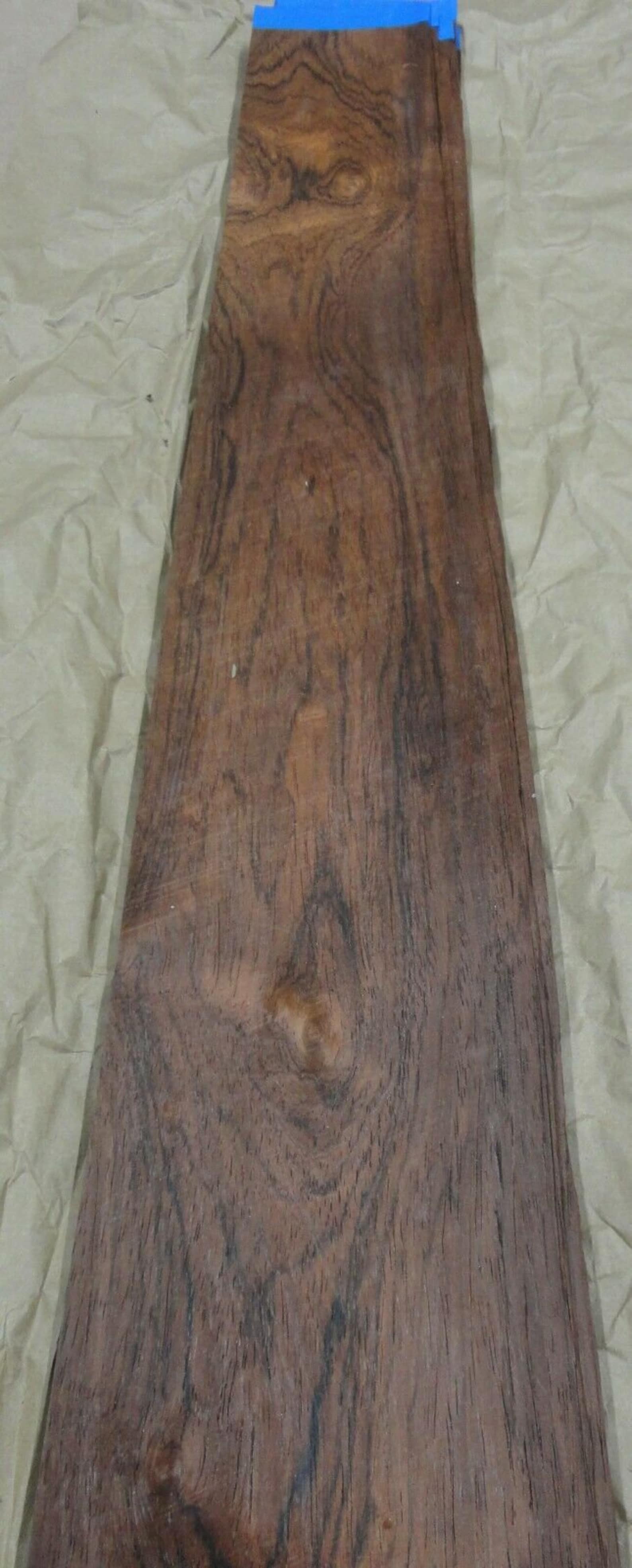 Brazilian Rosewood wood veneer 5 x 59 raw with no Etsy