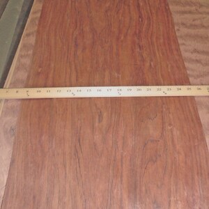 Etimoe African wood veneer 17&quot; x 113&quot; raw no backing 1/42&quot; thickness &quot;AA&quot; grade