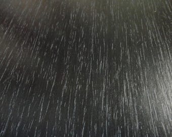 Ebony Black composite wood veneer 24" x 48" with paper backer 1/40" thickness