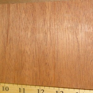 Mahoniehoutfineer aan beide zijden 9" x 4" op 3/4" MDF-paneelplaat (monstergrootte)