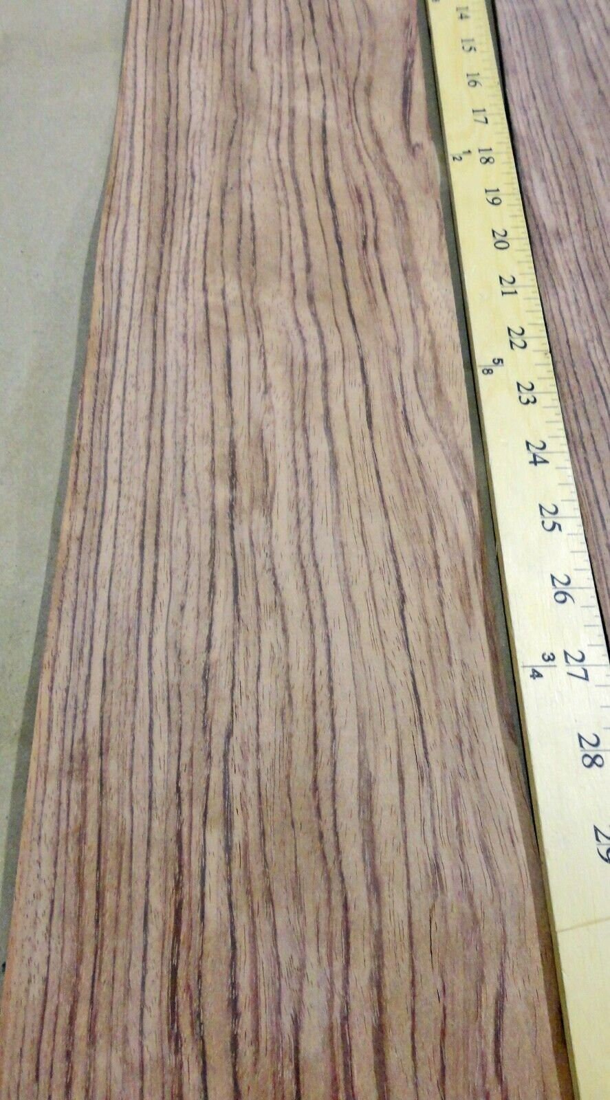 Bubinga African Wood Veneer 5 X 18 Raw No Backing Etsy