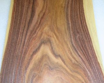 Rosewood South American Santos wood veneer 6" x 5" raw no backer  1/42" thick 