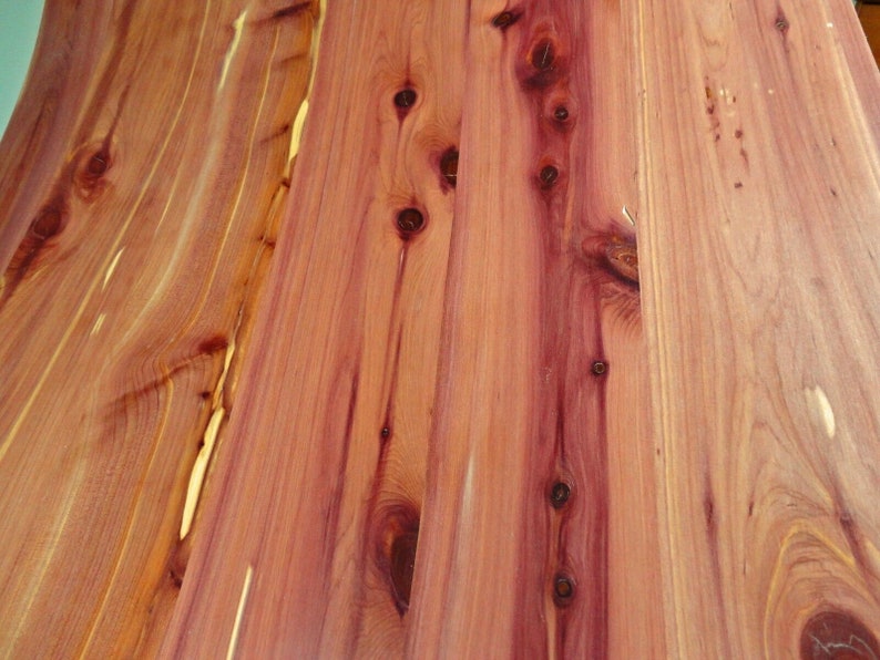 Aromatic Cedar Knotty Plank Psa Wood Veneer 24 X Etsy