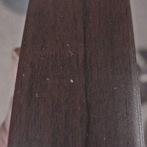 L:2.5meters Width:580mm T:0.25mm Natural Black Walnut Burl Wood Veneer  Sheets Guitar