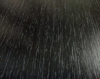Ebony Black composite wood veneer 48" x 24" on paper backer 1/40" thick 633