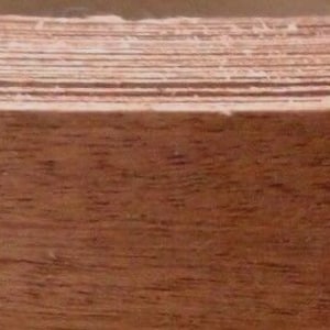 Sapele Ribbon Mahogany wood veneer edgebanding .75" x 120" preglue adhesive 3/4"