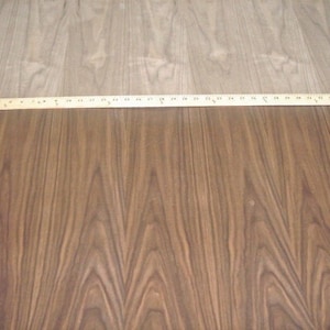 Walnut wood veneer 48" x 120" with paper backer 1/40" thickness A grade quality