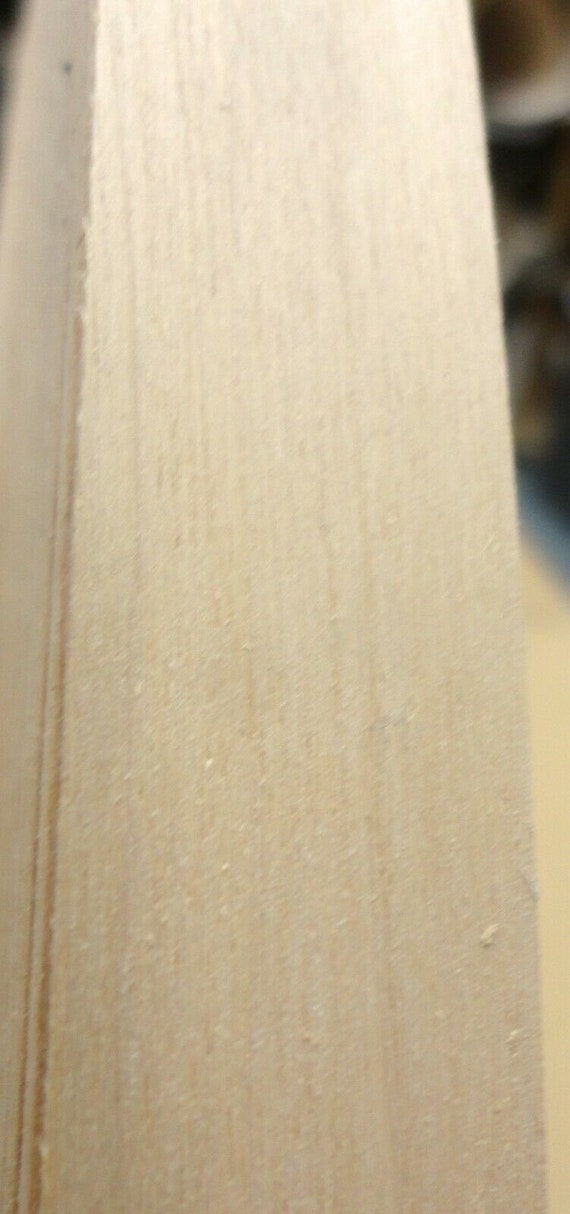 Anigre wood veneer edgebanding 2" x 120" with thin fleece and hot melt adhesive 