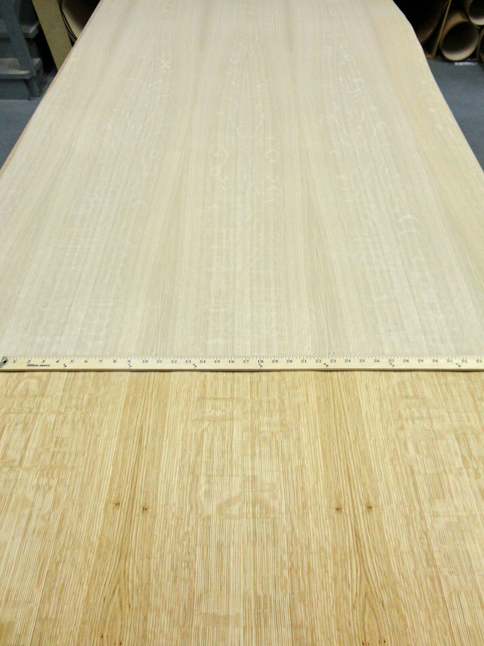 White Oak Flake Figured Tiger Wood Veneer 24 X 96 Etsy