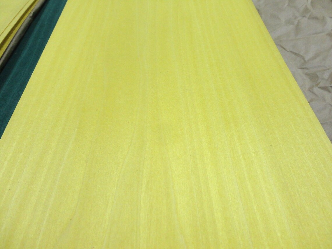 Yellow Poplar Dyed Wood Veneer Sheet 48 X 96 With Etsy