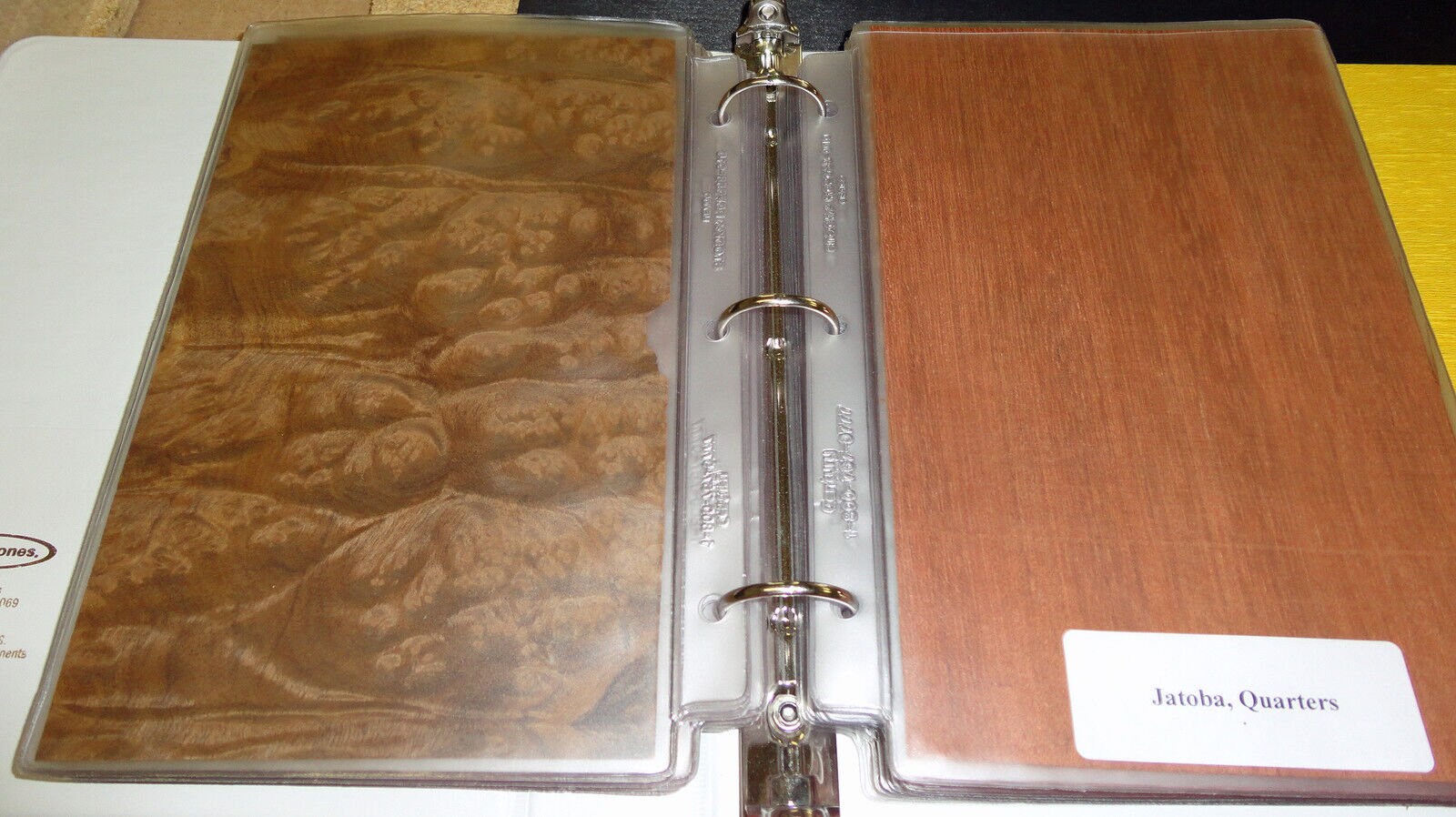 Wood Veneer Sample Book Kits 25 Species 4.5 X 8 in Etsy