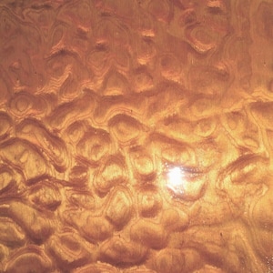 Sapele Pommele Figured Quilted Burl composite wood veneer 10&quot; x 16&quot; raw 1/42&quot;