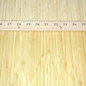 Bamboo Blonde Natural Narrow Cane wood veneer sheet 24&quot; x 96&quot; paper back 1/40&quot;