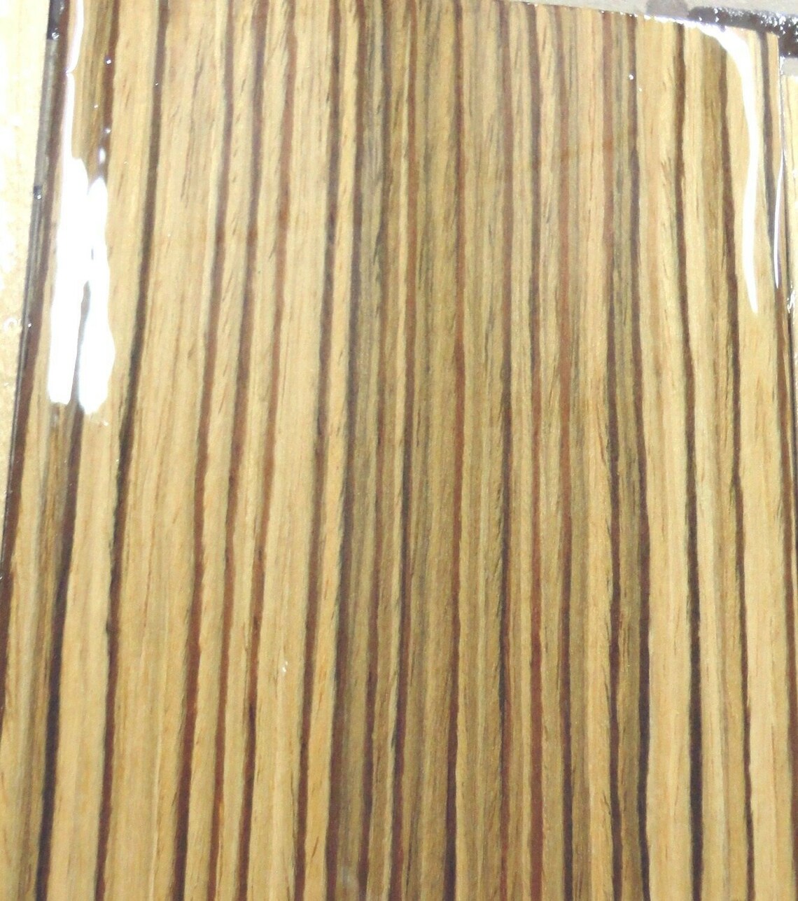 Zebrawood Composite Wood Veneer 24 X 48 With Paper Etsy