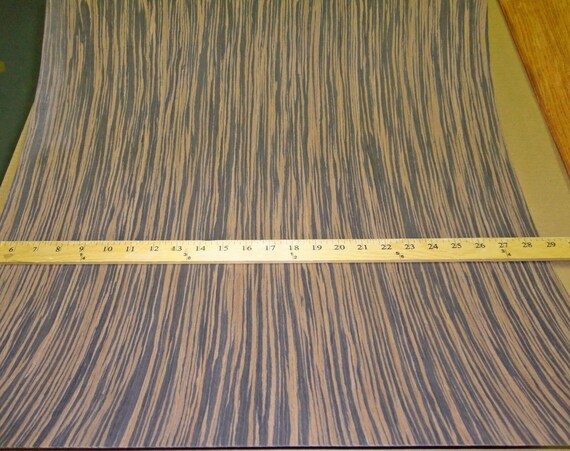 Macassar Ebony composite wood veneer 48" x 48" on paper backer 1/40" thick EFW 