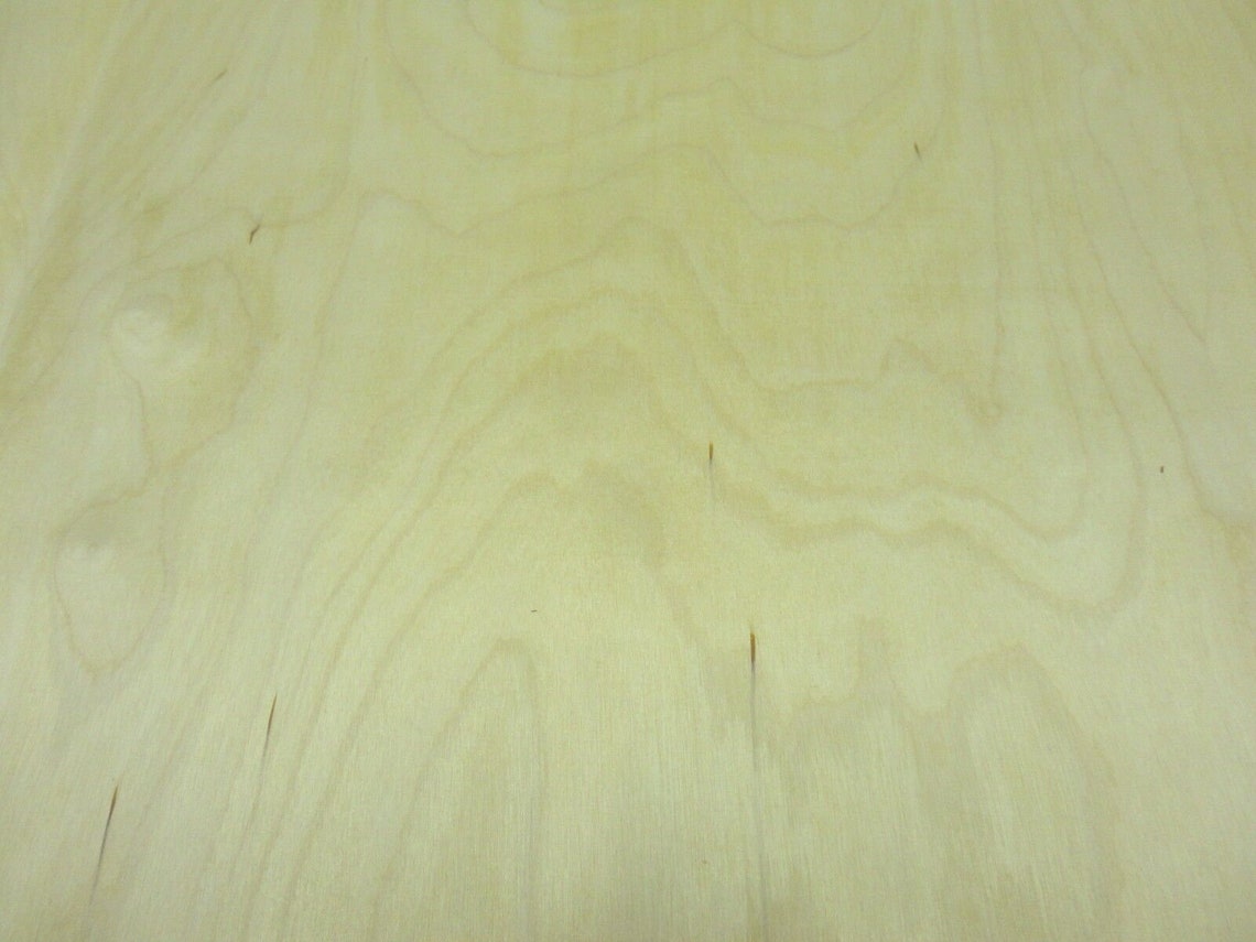 Yellow Birch Wood Veneer 24 X 24 With Paper Backer Etsy