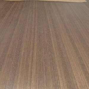 Walnut Quarter Ribbon Silky Finished wood veneer 24&quot; x 24&quot; on paper back 1/40&quot;
