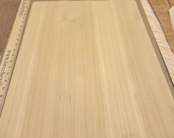 White Pine Quarter Cut wood veneer 19" x 24" with paper backing 1/40th" thick