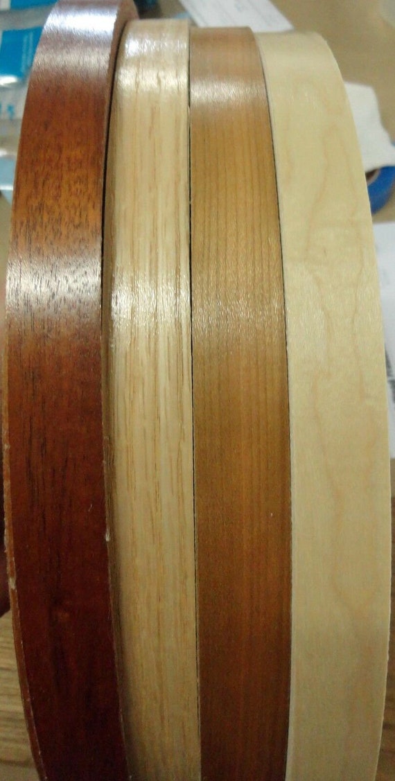 7/8" x 120" preglued Prefinished wood veneer edgebanding Alder-Cherry-Mahogany 