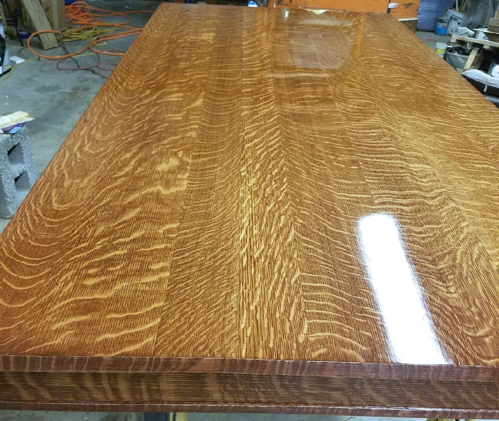 White Oak Flake Figured Tiger Wood Veneer 24 X 24 Etsy