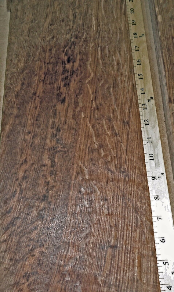 Oak Brown English Flake Tiger Wood Veneer 7 X 83 Etsy