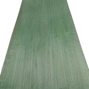 Green Dyed Poplar wood veneer 14&quot; x 100&quot; raw no backing 1/42&quot; thick A grade