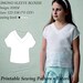 see more listings in the Girls blouse pattern section