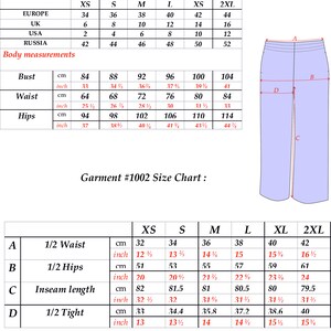 Wide Leg Pants With Pockets PDF Sewing Pattern Sizes XS-2XL - Etsy