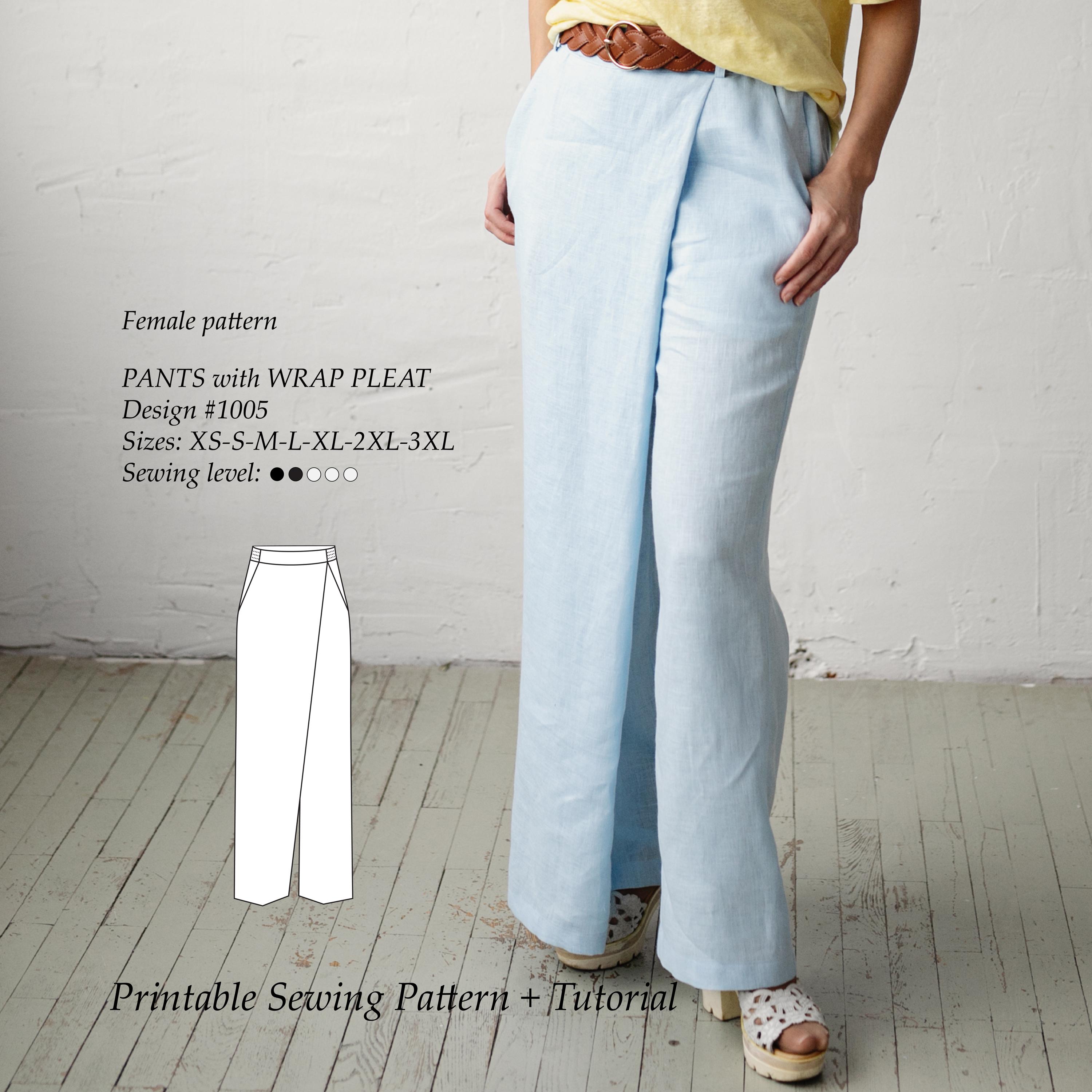 パンツ Botanical Pattern Pleats Easy Pants botanical pattern easy pants | CaNARi Vintage