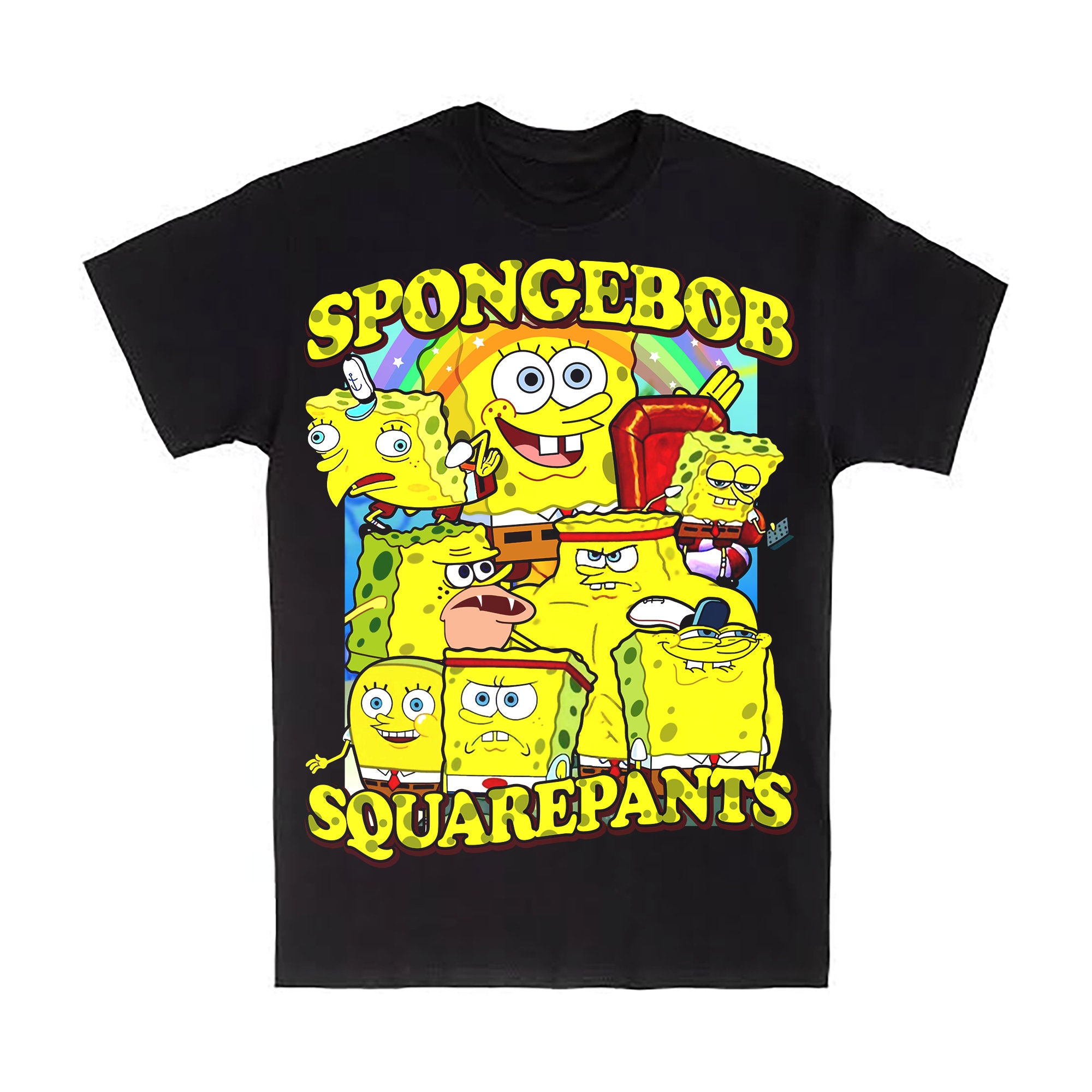 SpongeBob SquarePants Custom T Shirt Unisex Mens & Women's Etsy