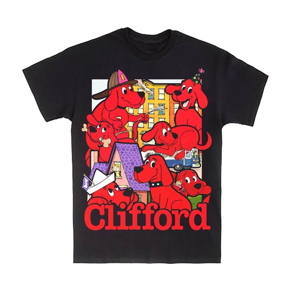 Clifford Big Red Dog Custom T Shirt Unisex Mens & Women's Etsy