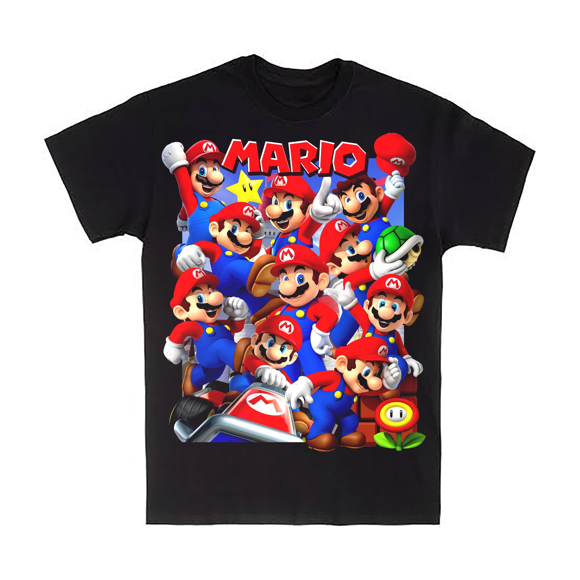 Super Mario Custom T Shirt Unisex Mens & Women