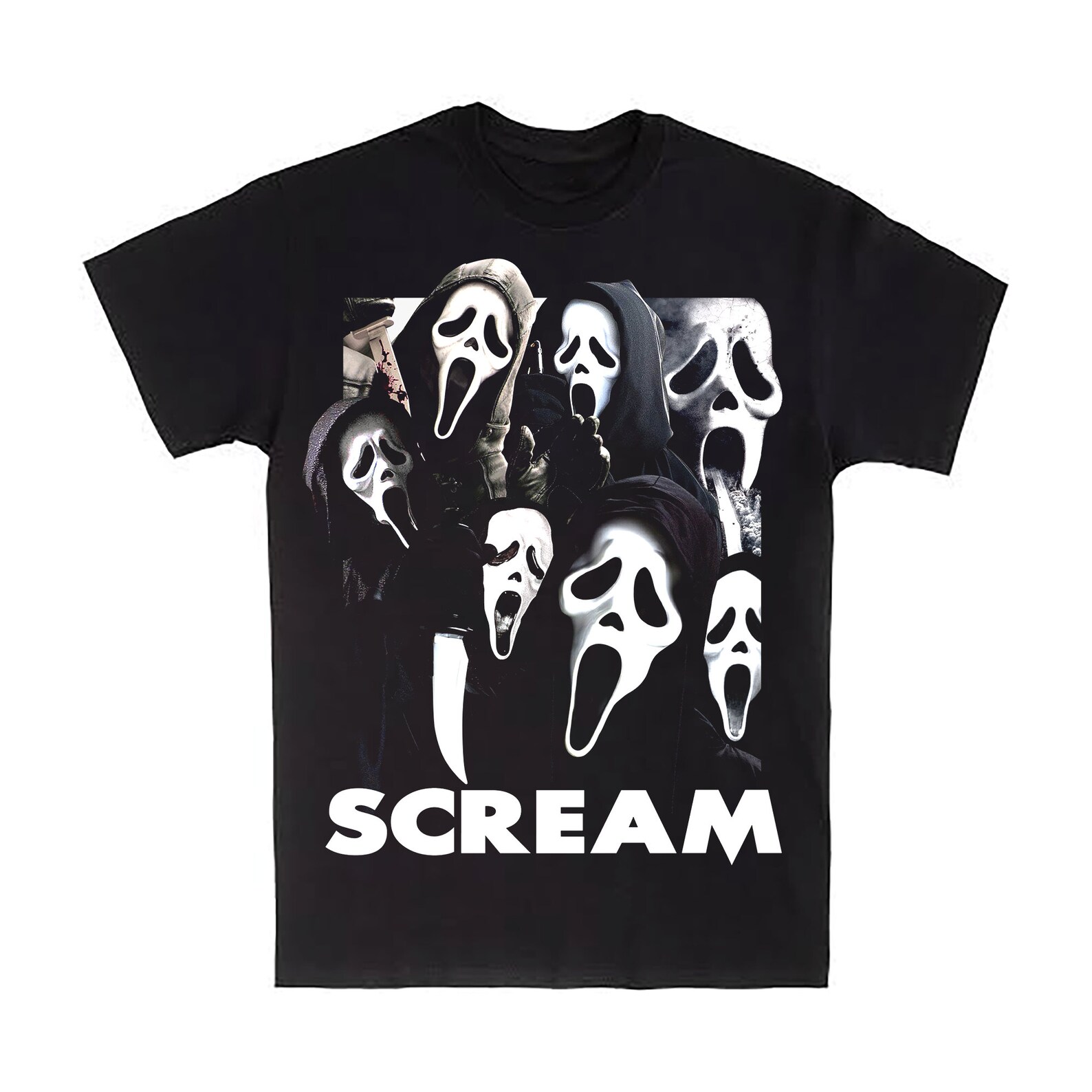 Scream Horror Custom T Shirt Unisex Mens & Women's Style Etsy