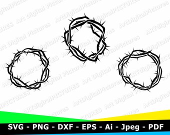 Free Free 82 Cross With Crown Of Thorns Svg SVG PNG EPS DXF File