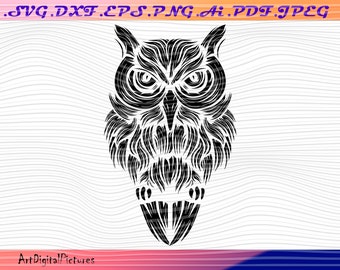 Download Clip Art Owl Tribal Owl Bird Svg Owl Cut File Hand Drawn Owl Svg Owl Design Svg Owl Silhouette Owl Png Ethnic Owl Svg Owl Print File Owl Svg Art Collectibles