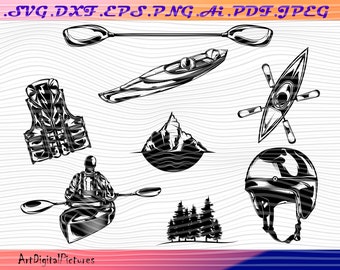 Free Free Kayak Fishing Svg 74 SVG PNG EPS DXF File