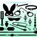 Sexual Things Svg | Sexy BDSM Clipart | Leather Belt Drawn Svg | Handcuffs Svg Art | Spanking Things Pattern | Blindfold Illustration Svg 