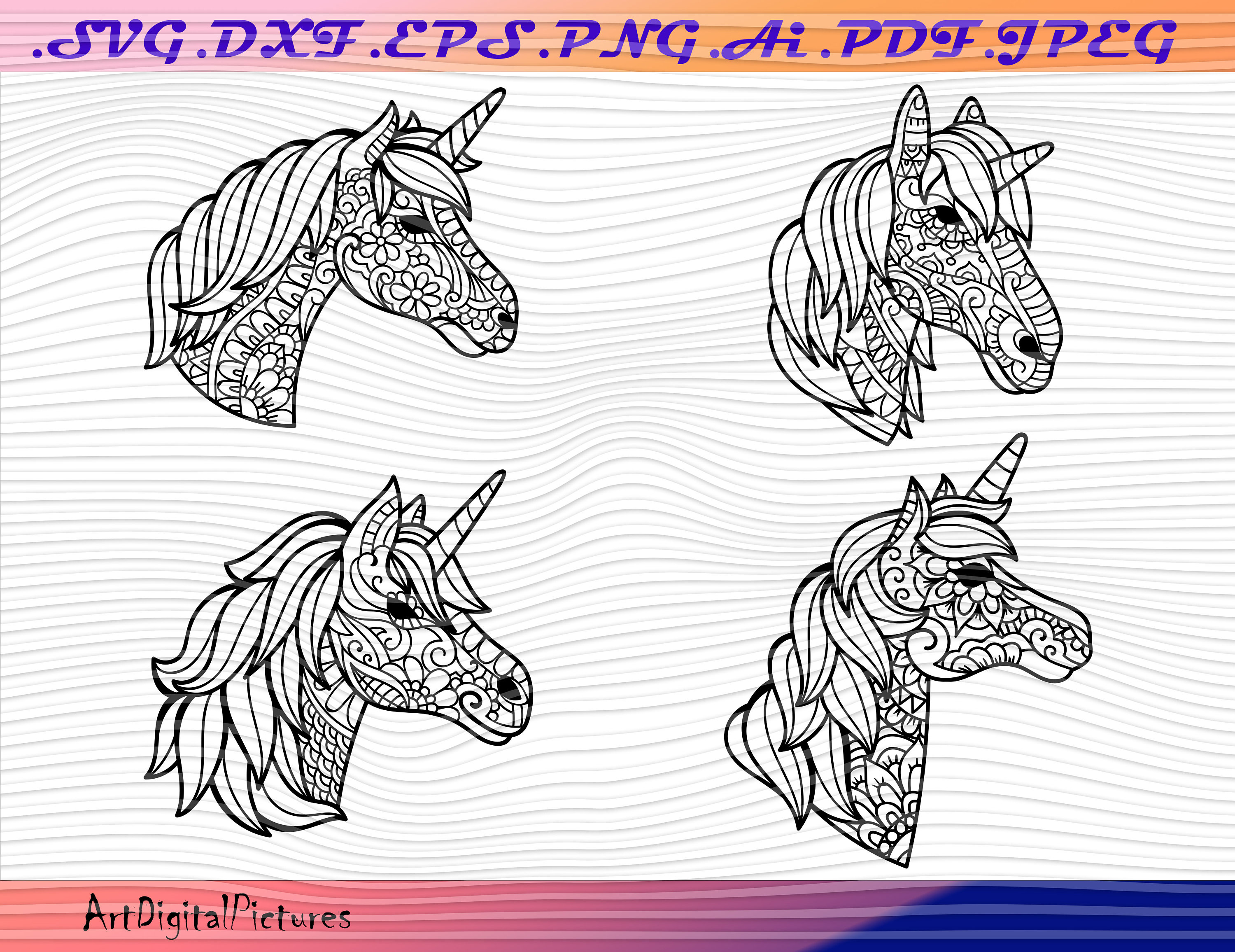 Free Free Unicorn Head Silhouette Svg 67 SVG PNG EPS DXF File