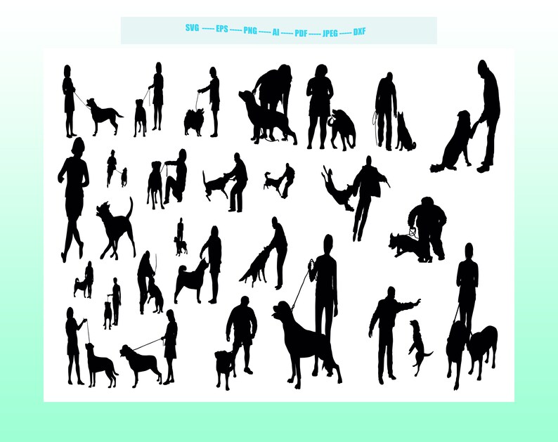 Download Dog Training Svg Couch Svg Animal Friend Silhouette Pet | Etsy
