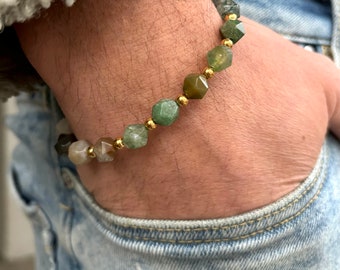 Bracelet homme - bracelet homme or - bracelet acier inoxydable homme - bijoux homme - bracelet homme