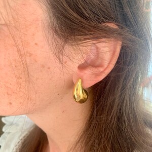 oorbellen dames druppel druppel oorbellen goud oorstekers teardrops oorhangers earrings gold drop earrings vrouwen afbeelding 5