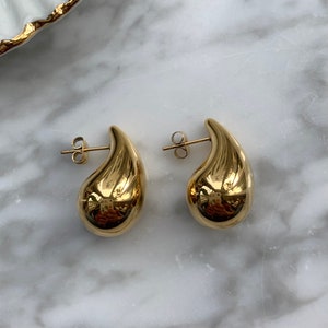 oorbellen dames druppel druppel oorbellen goud oorstekers teardrops oorhangers earrings gold drop earrings vrouwen afbeelding 4