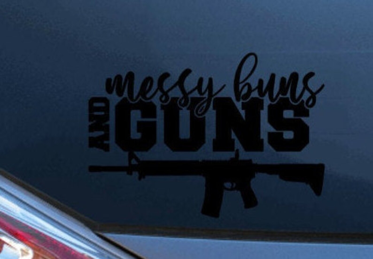 Gun Car Decals/Flag Car Decal Sticker/Vinyl Sticker/Car Etsy