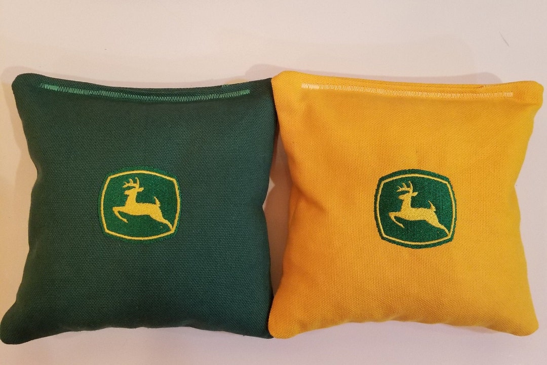 Farm Equipment Logo Cornhole Bags/deere Cornhole Bags - Etsy