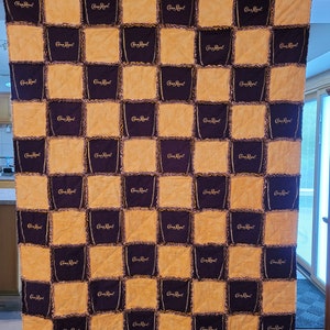 Anzahlung nur für einen Crown Royal offiziellen Rag Quilt/Crown Royal Custom Kissen/Crown Royal Made to order Quilt/Custom Quilt/Rag Quilt